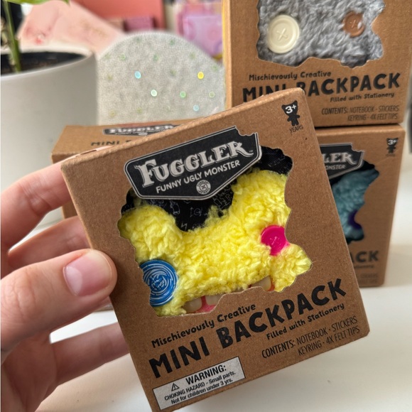 Full Set Of Fuggler Mini Backpack Keychains (4) - Picture 3 of 7